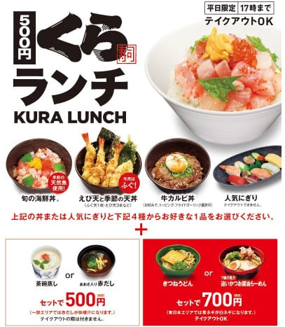 無限くら寿司 ランチ